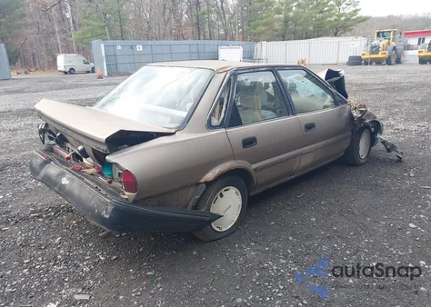 1990 Geo Prizm Lsi из США, поврежденный, VIN 1Y1SK5160LZ078020